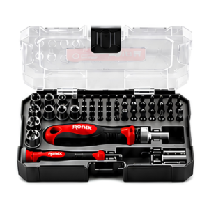 Ronix Screwdriver Bit Set – 56 Piece in Carry Case